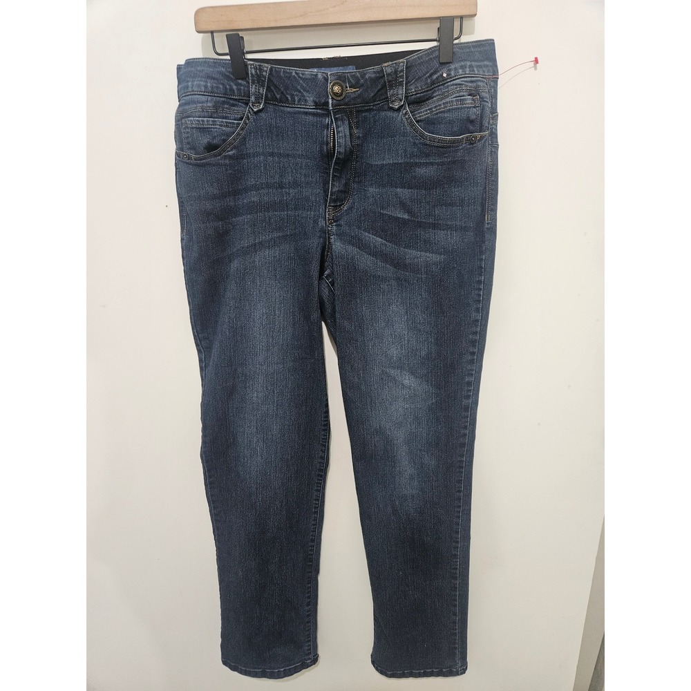 Democracy Ab'solution Straight Leg Jeans Dark Wash‎ Size 12 B1560Q4CD